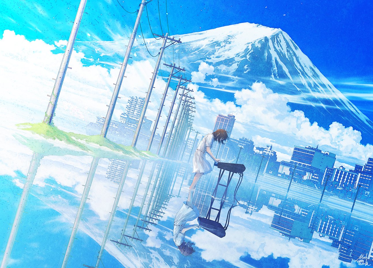 Twitter 上的 Mocha １日目東 A34a 風景イラスト Zipang 富士山の日だから良き富士山画像を貼ろう T Co Eph8frby3q Twitter