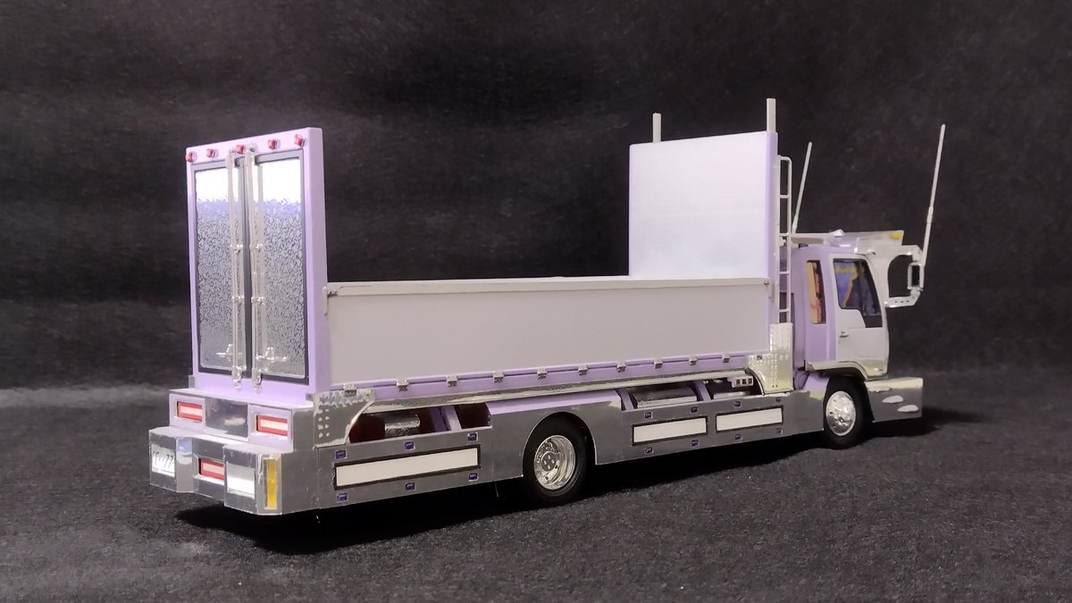 完成しました🎉アオシマのバリューデコトラ、三代目ワリバシ慕情改