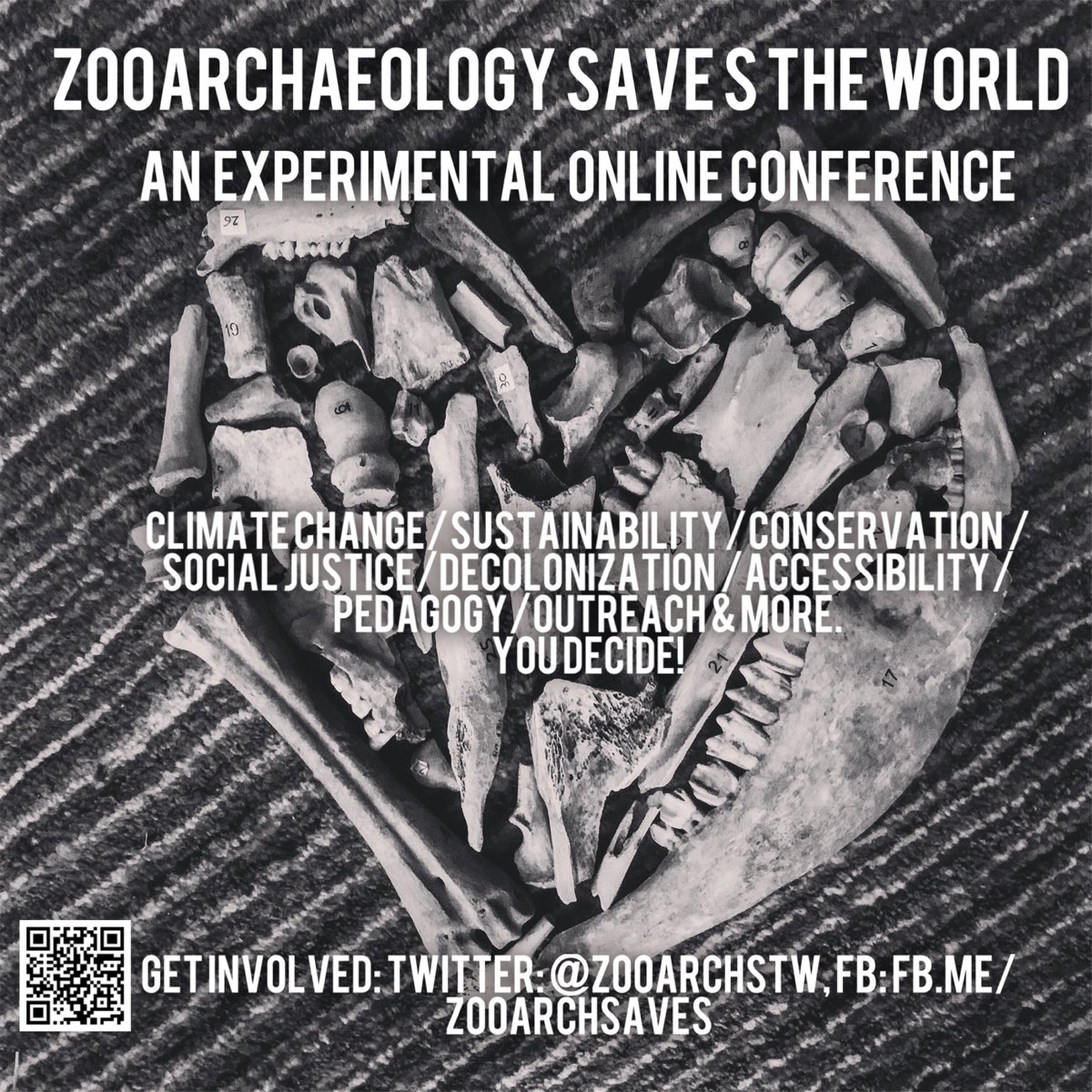 Today we are announcing Zooarchaeology Saves the World. An Experimental Online Conference #ZooarchTheWorld

Website: zooarch628110784.wordpress.com

How can the study of long dead animals impact the world around us?
/1