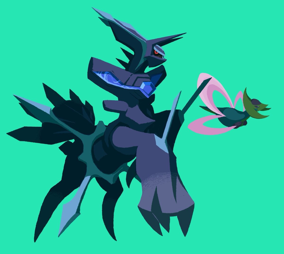 ポケモン アルマ オリジンディアルガ 技が強い 格好いい 破壊兵器 モネ クレ カサイタイガ Taiga Kasaiのイラスト