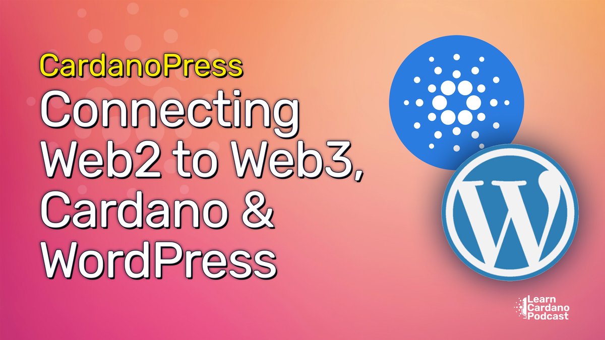 astroboysoup's tweet image. Past life meeting my new. Demo, use cases of connecting #cardano wallets to #wordpress.

-SSO Login with wallet
-User access via NFT
-User access via delegation
-Click to delegate

Watch demo, overview &amp;amp; install/set up.

youtu.be/g26MLYmvGnc
#CardanoADA #ada #BuildingOnCardano