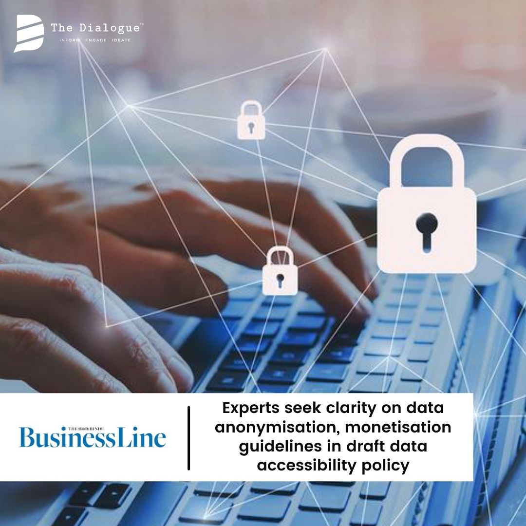_DialogueIndia's tweet image. 🗞#MediaFeature - Experts like @kazimriz opine that #datamonetisation, #dataanonymisation and #datasharing need further deliberation in the policy 'Draft India Data Accessibility &amp;amp; Use Policy 2022', in this piece by @the_hindu's @businessline - thehindubusinessline.com/economy/policy….
