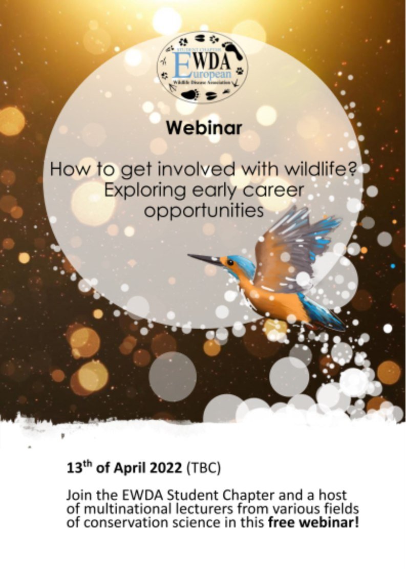 The EWDA Student chapter is glad to invite you to join its next free webinar, held the 13th of April 2022! Register here: forms.gle/wWgniPH79KjjGa…
For more info, please visit: ewdastudents.weebly.com/webinar-2022.h…