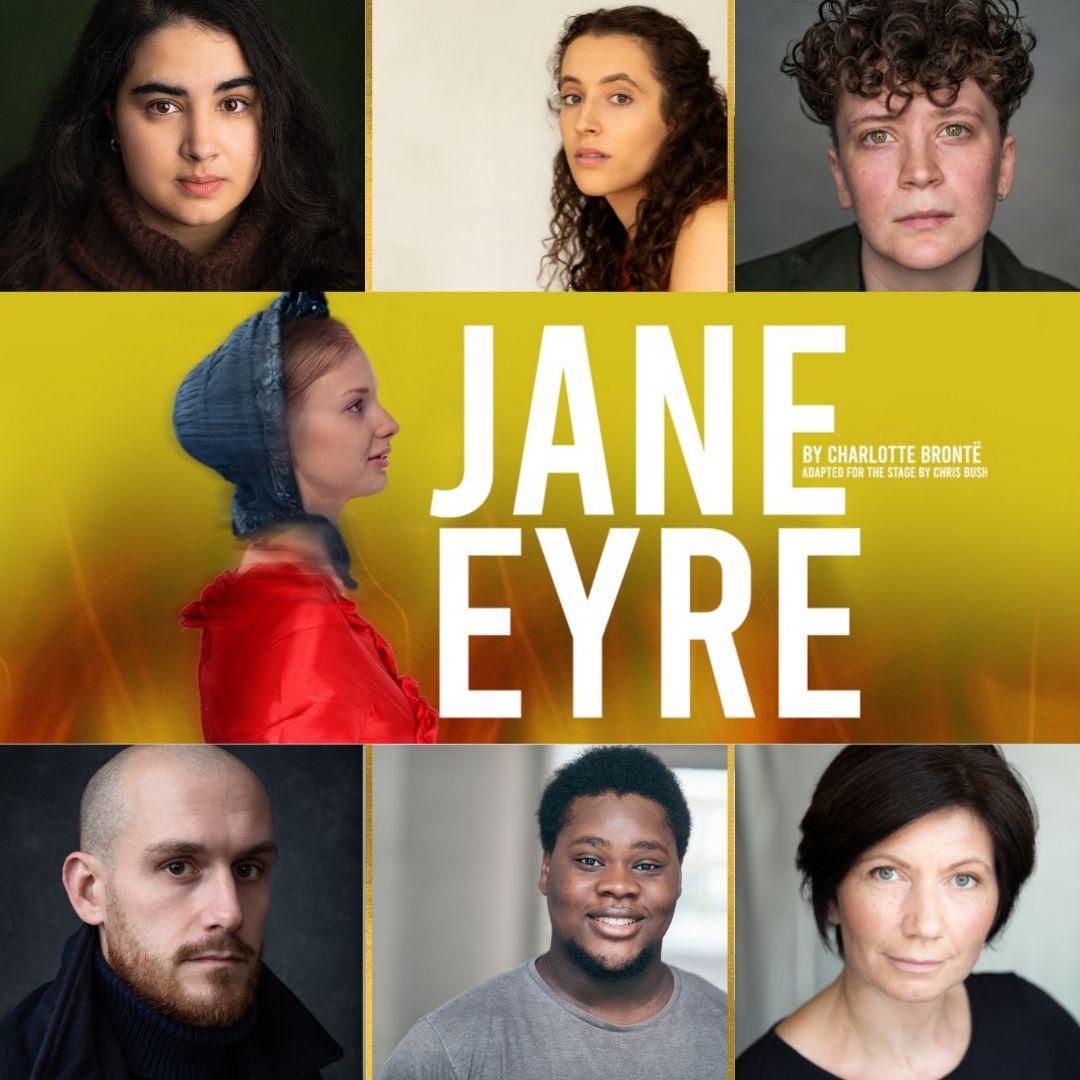 thesjt's tweet photo. "I must have action! And if I cannot find it, I will make it."
Time to say a big hello to our brilliant Jane Eyre cast ๐๐ผ
Welcoming:
#NiaGandhi
#TomiOgbaro
@samjenkinsshaw
@Groarker
@WestZoe
@eleanorcsutton
๐ซ https://t.co/OXyYdq4EuS https://t.co/YdZynmnYkO