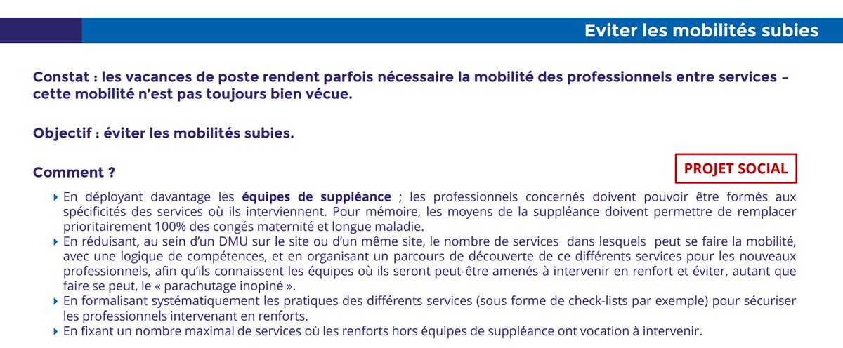 Être déplacé d'un service à l'autre, comme des #pions amovibles, place les #soignants en insécurité professionnelle : l'#Infirmiere vient travailler la boule au ventre
Réponse #QVT de la #technostructure "organiser un parcours de découverte" !
#niBonnesNiNonnes #burnout #stress