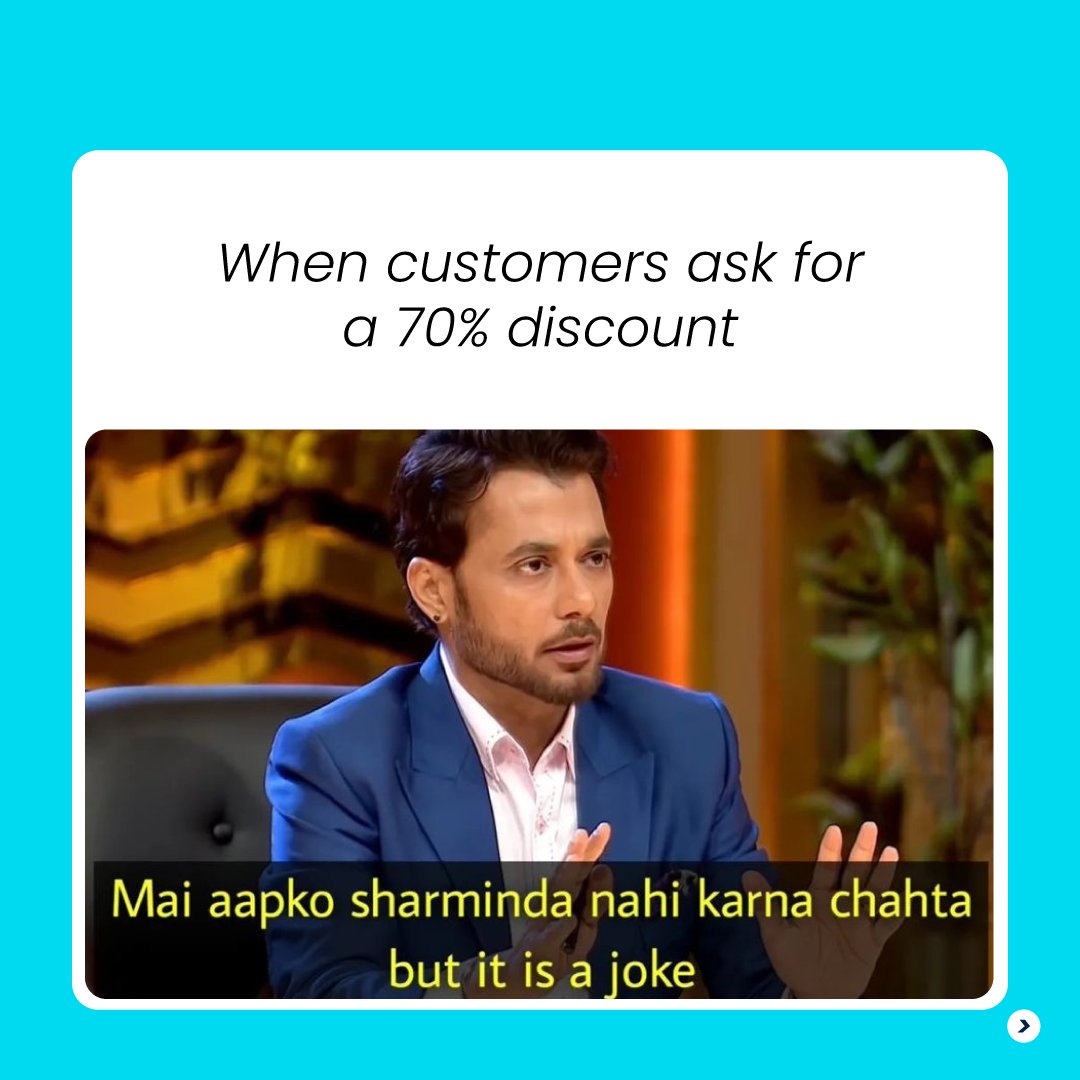 OpenBookHq's tweet photo. Business conversations - Shark tank edition. 
Drop more in the comments
#BusinessKaroSimple
.
.
#payment #smallbusiness #banking #msme #businessideas #accounting #madeinindia #godigital #digitalpayments #financialinclusion #financialservices #indianentrepreneurs #BusinessGrowth https://t.co/fxVgnRHfIW