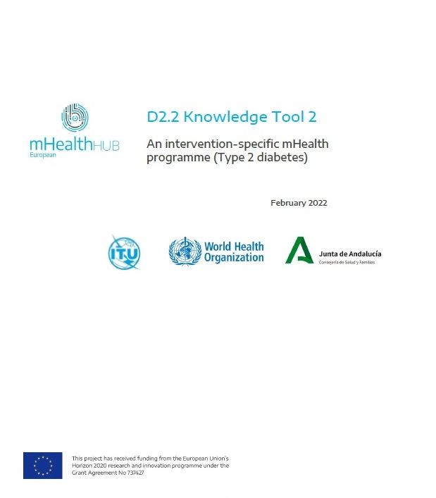 EUmHealthHub's tweet photo. Updated📢 'D2.2 Knowledge Tool 2. An intervention-specific #mHealth programme – Type 2 diabetes' 📱⚕️

Thanks to all the #EuropeanmhealthHub team 👏👏
@ITU @WHO @BHBM_mHealth @calidadACSA  @illario3 @vinc_deluca @UninaIT  Patrick Eklund @UmeaUniversity 

https://t.co/iObatfFNwX https://t.co/lirR8OFmvn