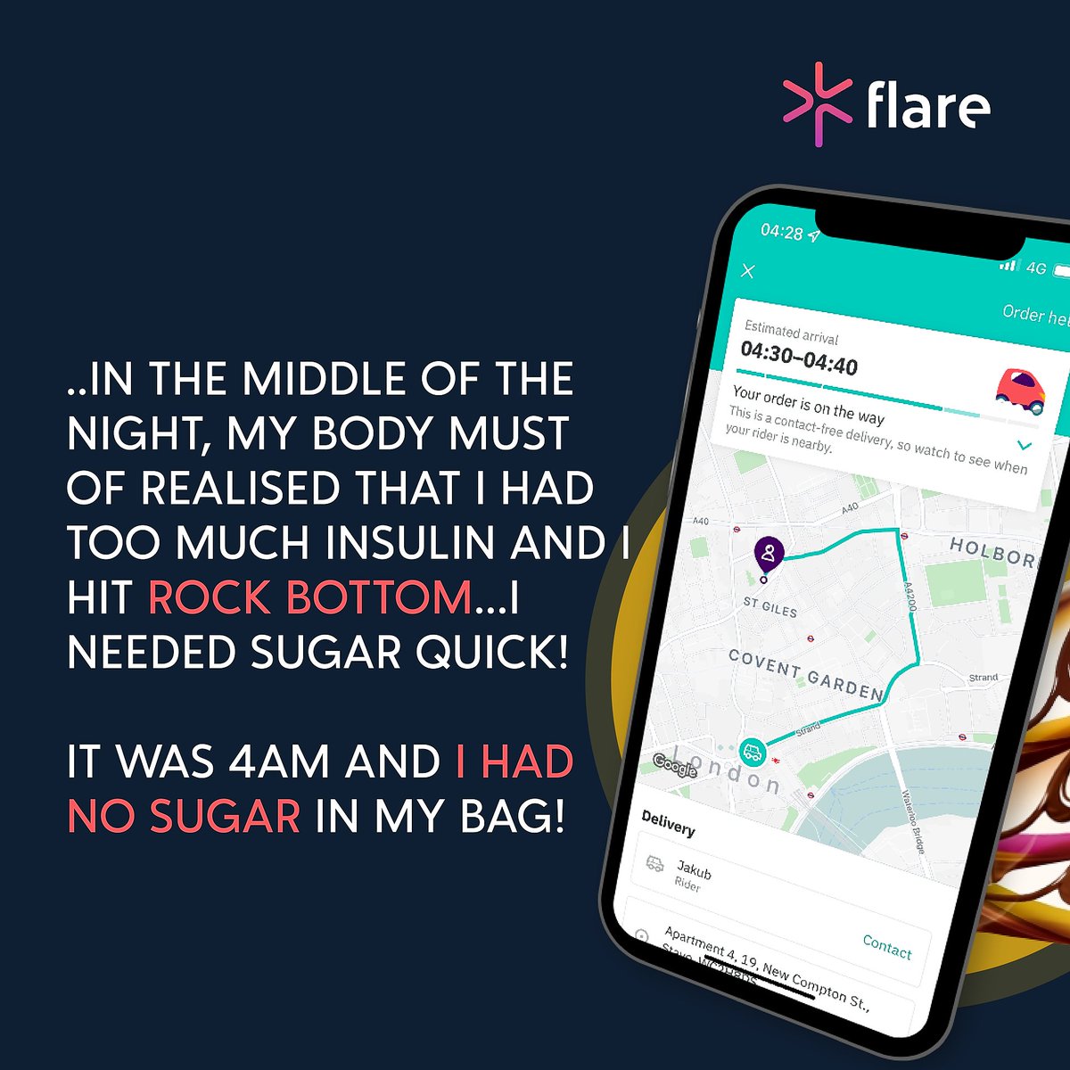 FlareSafety's tweet image. Here&apos;s how @Deliveroo saved the day 🙌 Glad to be protecting their global fleet of riders

#FlareApp #PersonalSafety #IncidentDetection