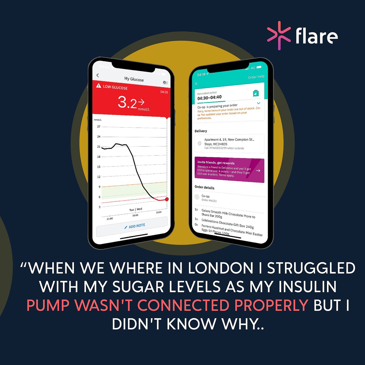 FlareSafety's tweet image. Here&apos;s how @Deliveroo saved the day 🙌 Glad to be protecting their global fleet of riders

#FlareApp #PersonalSafety #IncidentDetection