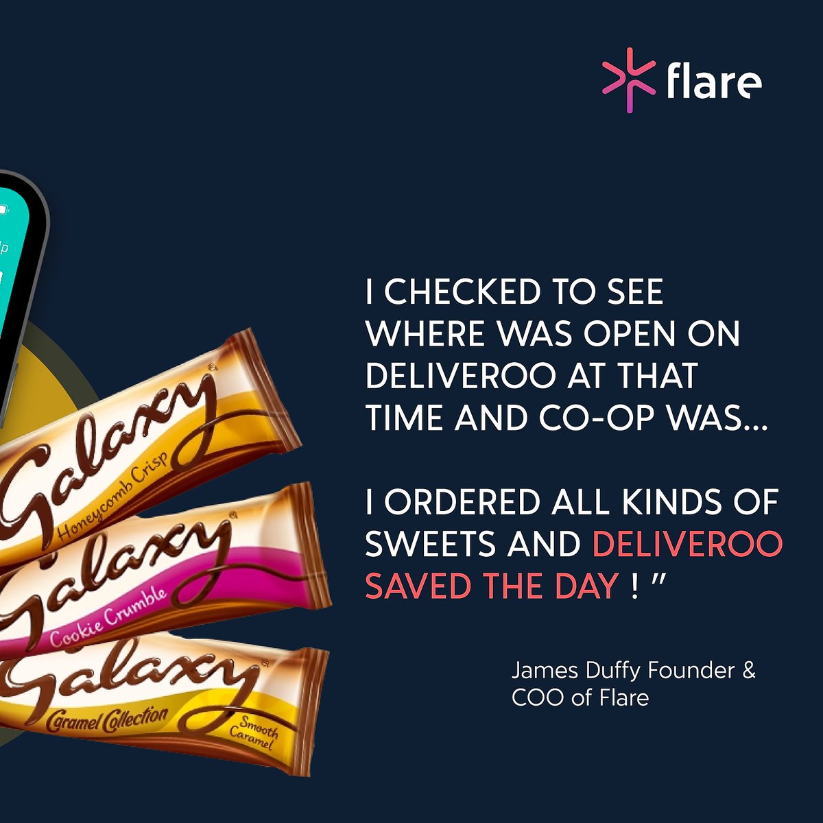 FlareSafety's tweet image. Here&apos;s how @Deliveroo saved the day 🙌 Glad to be protecting their global fleet of riders

#FlareApp #PersonalSafety #IncidentDetection