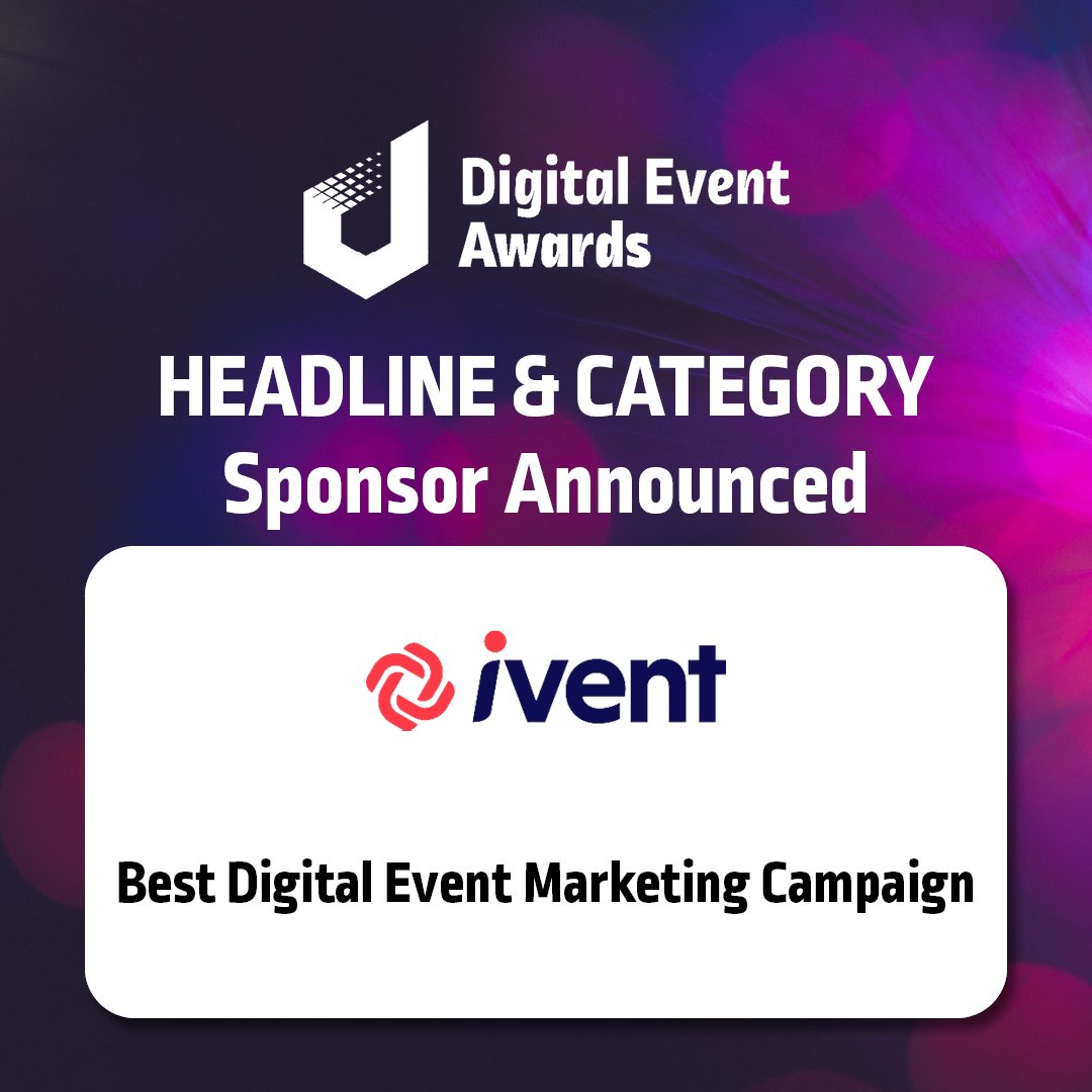 Digi_Event_News's tweet image. #DigitalEventAwards Headline Sponsors Announced!

Notified, Totem, Hubilo and iVent are all announced as headline sponsors with category sponsorship!

Enter: l8r.it/qvSk

Tickets: l8r.it/vCn5

#DEA22 #eventprofs #eventtech #virtual #tech