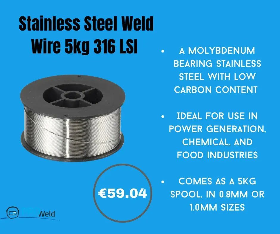 ProWeld_Ireland's tweet photo. Why not stock up on some Stainless Steel Weld Wire?!

This welding wire is corrosion resistant for welding molybdenum bearing austentic stainless steel

At ProWeld we supply a large range of quality MIG Welding Wire for all types of MIG welding

https://t.co/55WcalxsZc https://t.co/7MPF5aIT49