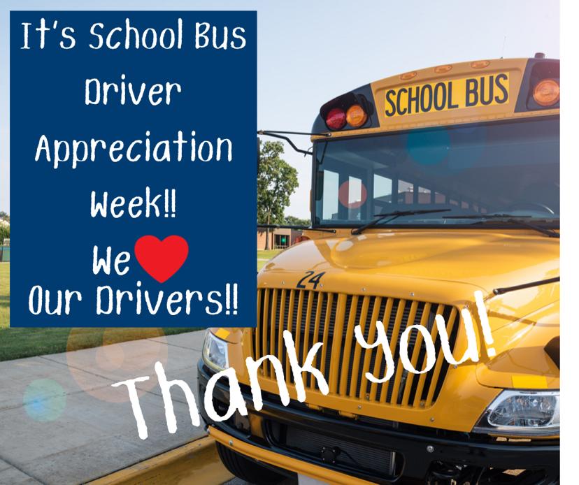 WMPublicSchools's tweet photo. It’s School Bus Driver Appreciation Week!

WM is thankful for everything these drivers do to get our students to and from school &amp; other activities safely!! 

Don’t forget to thank YOUR school bus driver this week!! 

#OwnTheCrownWM
#GoingTheExtraMile🚌 https://t.co/gAkInjOPMa