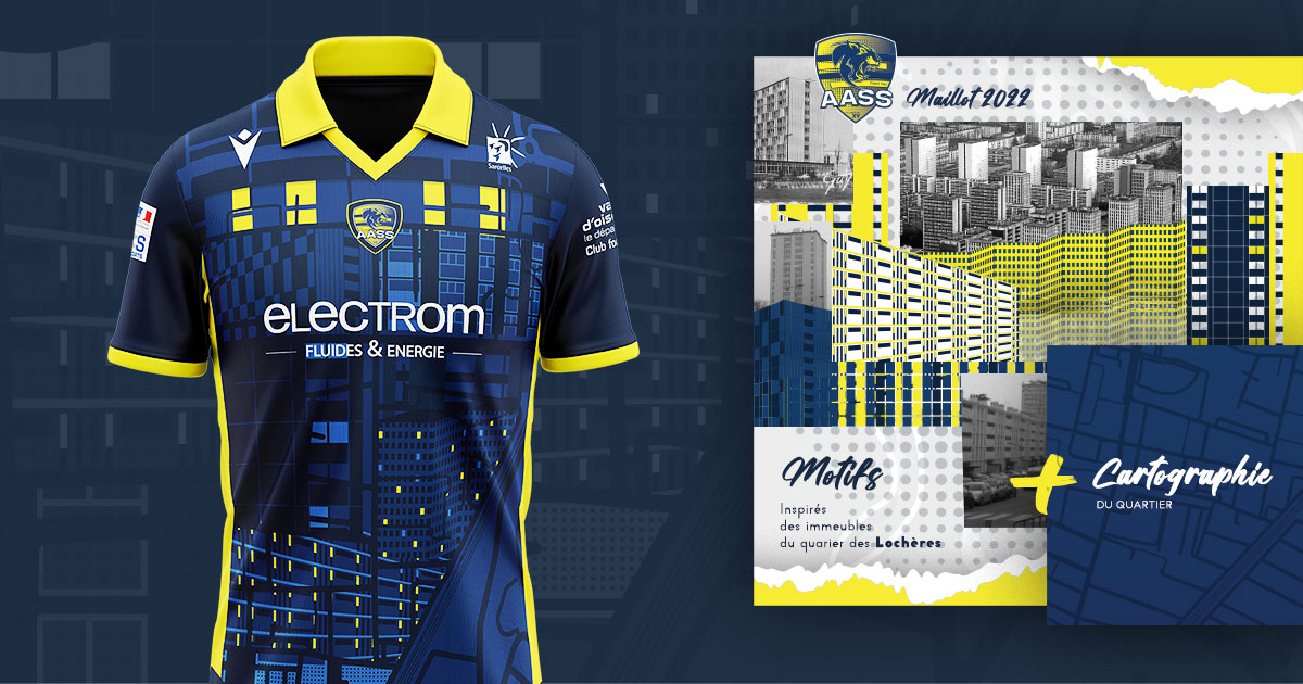 Nouvelle création pour le club de Sarcelles, l'AASS RUGBY en hommage au quartier des Lochères ! 

🙏 Un grand Merci au club

#sarcellesrugby #Macron #Romoosh #jerseydesign