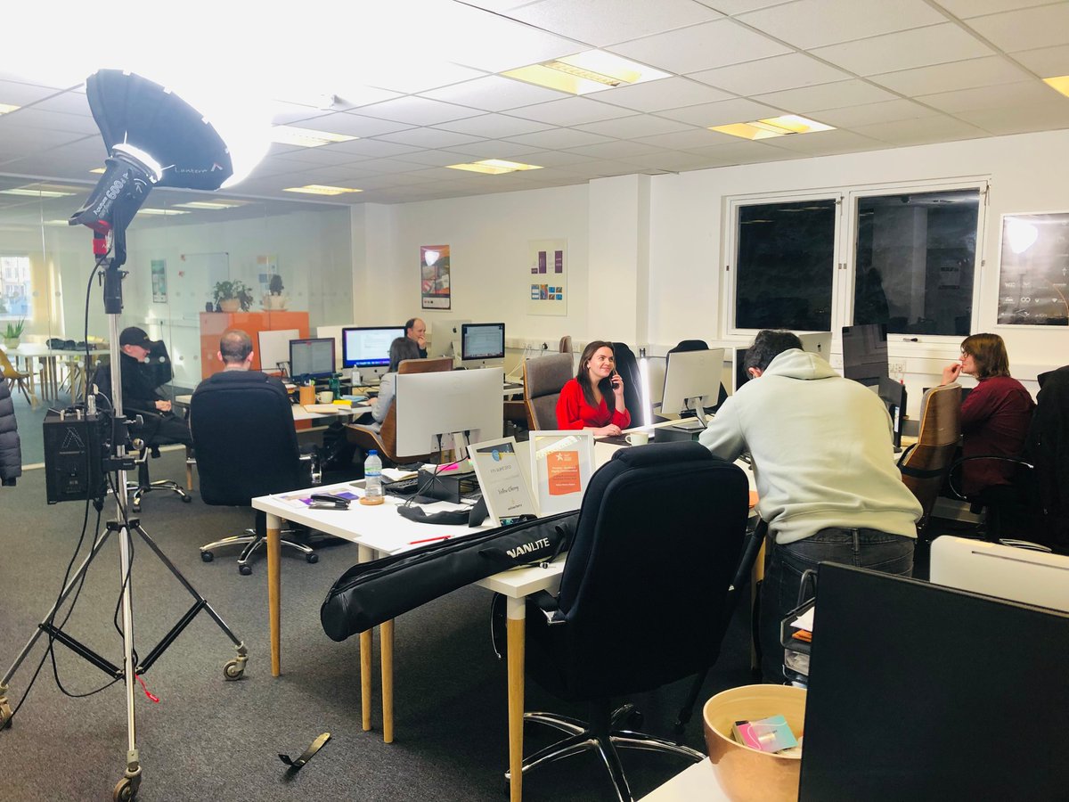 YellowCherryUK's tweet photo. Lights, camera, action! 🎬 What fun we had filming our new promo with @SceneItmedia . Watch this space 👀 https://t.co/Ybp3Jnrnrf