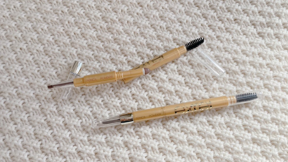 jmarmymakeup's tweet image. エクセル様のキャンペーンで頂いた
パウダー&amp;amp;ペンシル アイブロウEX
PD14 モーヴブラウン
PD15 オリーブブラウン
とっても描きやすくてさすが👏

最近眉毛を赤みにするの
ハマってるから
モーヴ大好き！

#エクセル #excel
#excelmake #マイベスコス