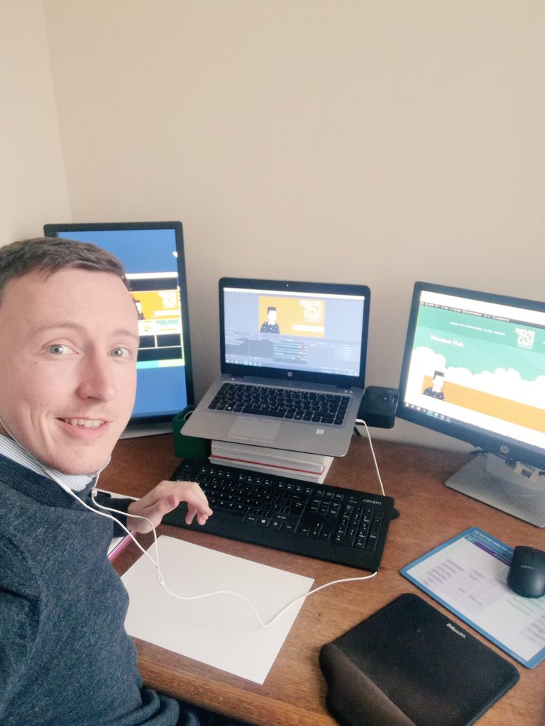 Just about to record a video for our monthly 'Volunteer Newsletter' . LIFT OFF Volunteers... check your inbox on Friday for updates and volunteering opportunities. #LOvolunteer