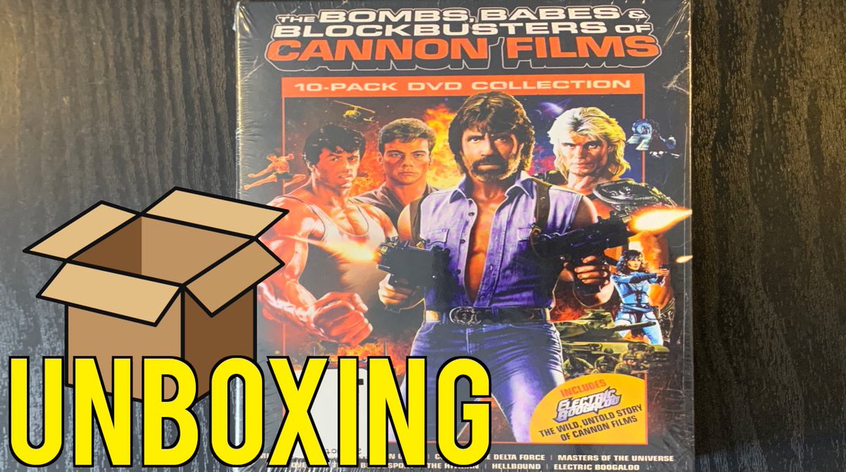 It’s time for #unboxing video. I inbox the 20 pack collection of <a href="/CannonFilms/">Cannon Films</a> <a href="/TheSlyStallone/">Sylvester Stallone</a> #dolphlundgren #chucknorris #jeanclaudevandamne #movies #movietwit #movietwitter #FilmTwitter