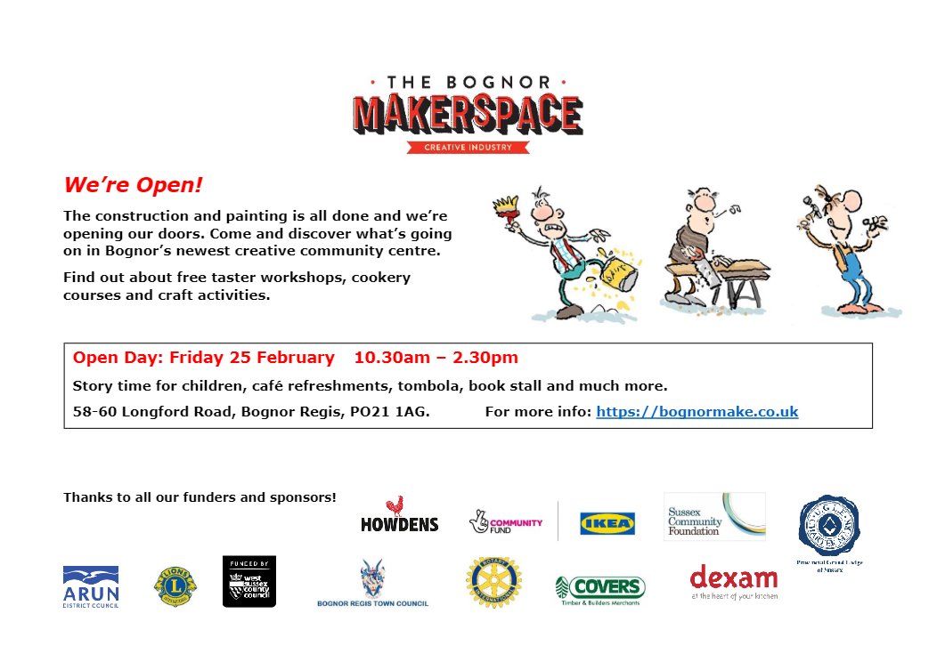 The Makerspace Open Day this Friday!