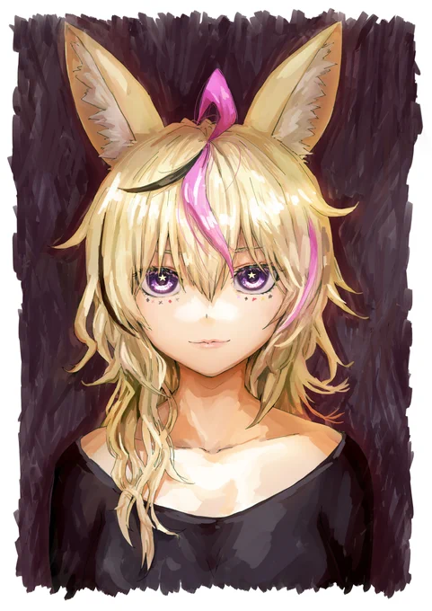 尾丸ポルカをのぞく時、尾丸ポルカもまたこちらをのぞいているのだ
#絵まる 