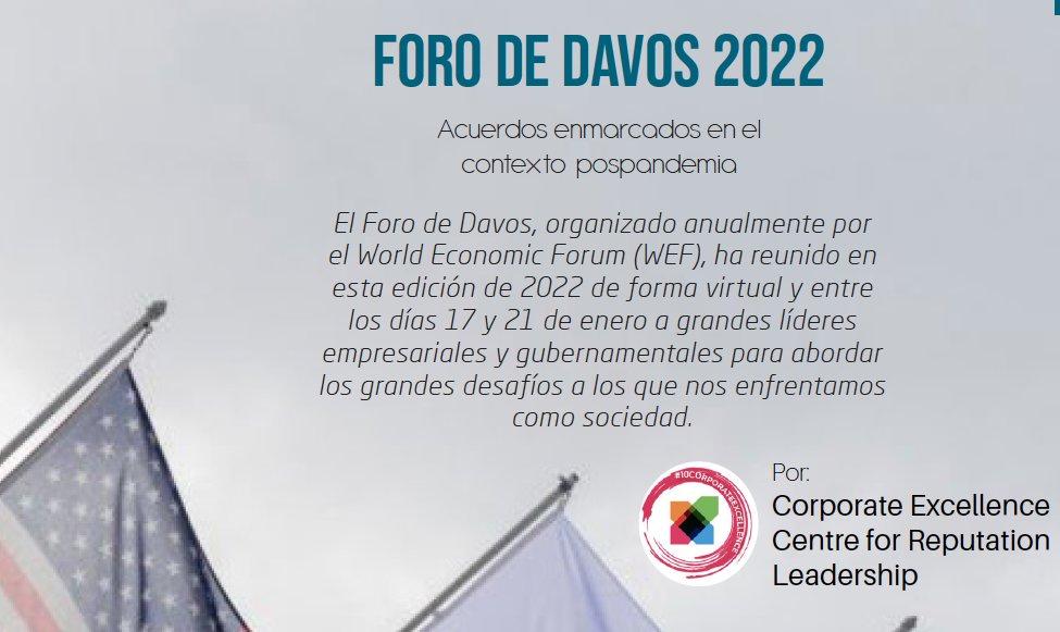 CE4reputation's tweet photo. Hemos salido en la @revista_IyC  con nuestros Insights sobre Davos 2022 🤩💪

Disfruta la edición N°109 👉🎉 https://t.co/kIMpWEYcy1

Siguenos para que disfrutes todos nuestros insights💪🤩 https://t.co/a2o6YL8BOY