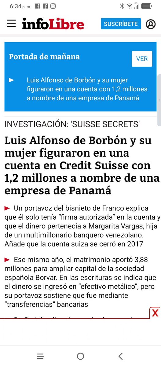 Templar75758146's tweet photo. #BODELORIGENDELAESTAFA 
Cuando un individuo como el futuro sucesor al TRONO DE FRANCIA es investigado por un dinero de origen desconocido y lo primero que dice es yo tenía firma autorizada y mi mujer MARGARITA VARGAS era la que movía el dinero que piensa?
LUIS ALFONSO DE BORBON https://t.co/UokWZ1bxQb