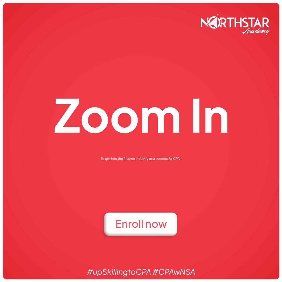 NorthStar_Acad's tweet photo. Getting close to your dream?π€
Well, we'll make it happen at @northstaracad
Clear CPA with the help of the comprehensive training by NorthStar Academy.
Visit our website to know more (link in bio)
You can also reach out to us at: +91-8147470707
#CPASuccess #CPAStudent https://t.co/MWCbNkMyPR