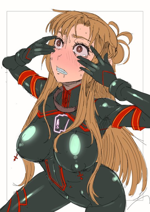 (R-18)skeb進捗～
マニアックすぎやで…
気が付いたら資料見なくてもアスナの髪型を描けるようになってたゾ 