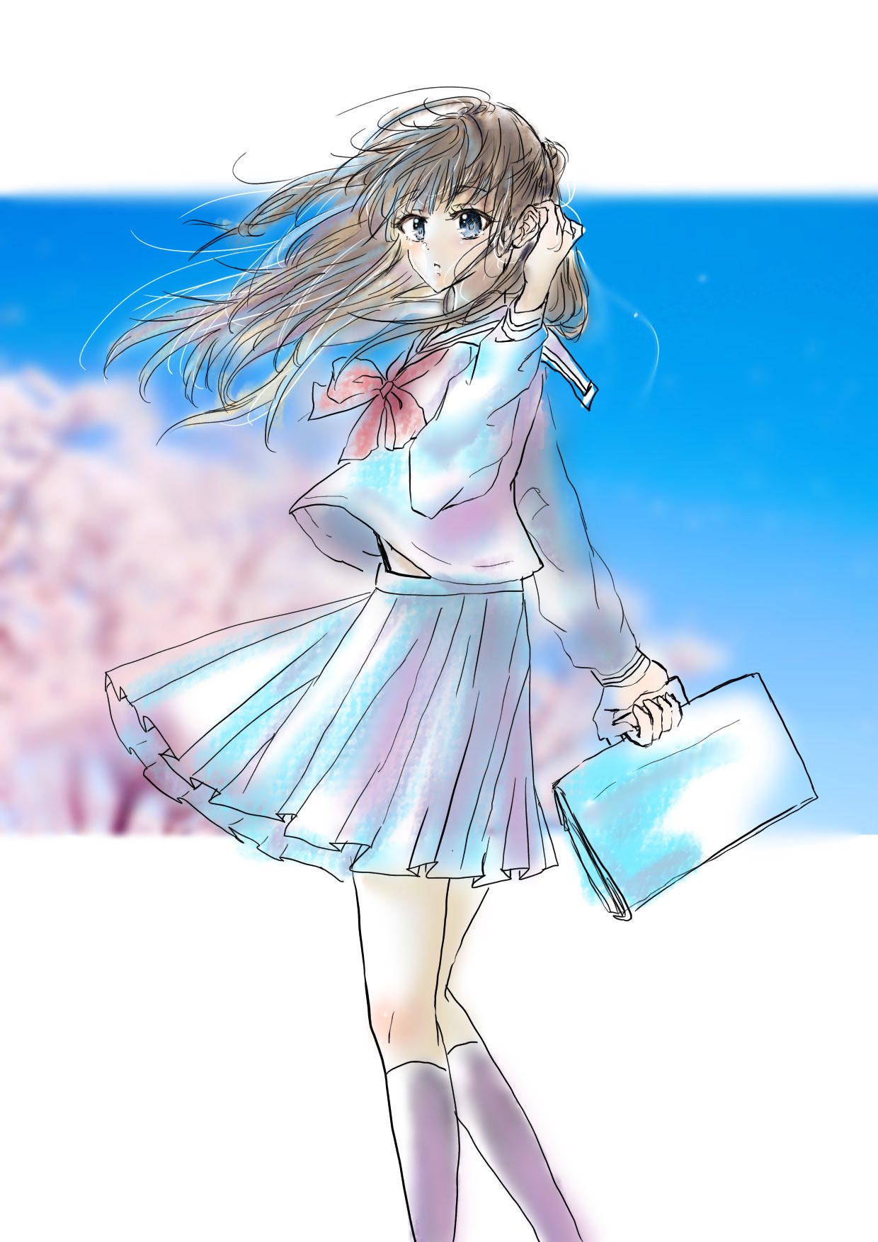 未来 桜の声が聞こえた オリジナルイラスト 桜 振り向く少女 なびく髪 イラスト 絵 制服 デジタルイラスト 女の子イラスト イラスト王国 イラスト好きさんと繋がりたい 絵師さんと繋がりたい 絵描きさんと繋がりたい T Co Zt39ofjich 未来 桜の声が聞こえた オリジナルイラスト 桜 振り向く少女 なびく髪 イラスト 絵 制服 デジタルイラスト 女の子イラスト イラスト王国 イラスト好きさんと繋がりたい 絵師さんと繋がりたい 絵描きさんと繋がりたい T Co Zt39ofjich