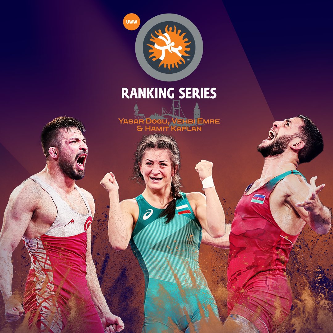 TOMORROW  ➡️ #WrestleIstanbul!

Yasar Dogu schedule:
Thursday - Greco-Roman
Friday - Greco-Roman + women’s wrestling
Saturday - Women’s Wrestling + freestyle
Sunday - Freestyle