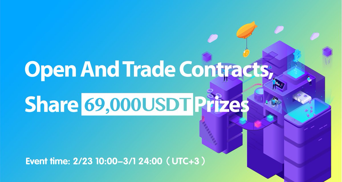 #PluBits Here comes the Contract Activity！

1⃣Exclusive airdrop for new contract users
2⃣Receive 40 USDT trial bonus for trading contracts

⏲️2/23 10:00-3/1 24:00（UTC+3）

More Details：plubits.com/en_US/noticeIn…

#BTC #ETH #Crypto