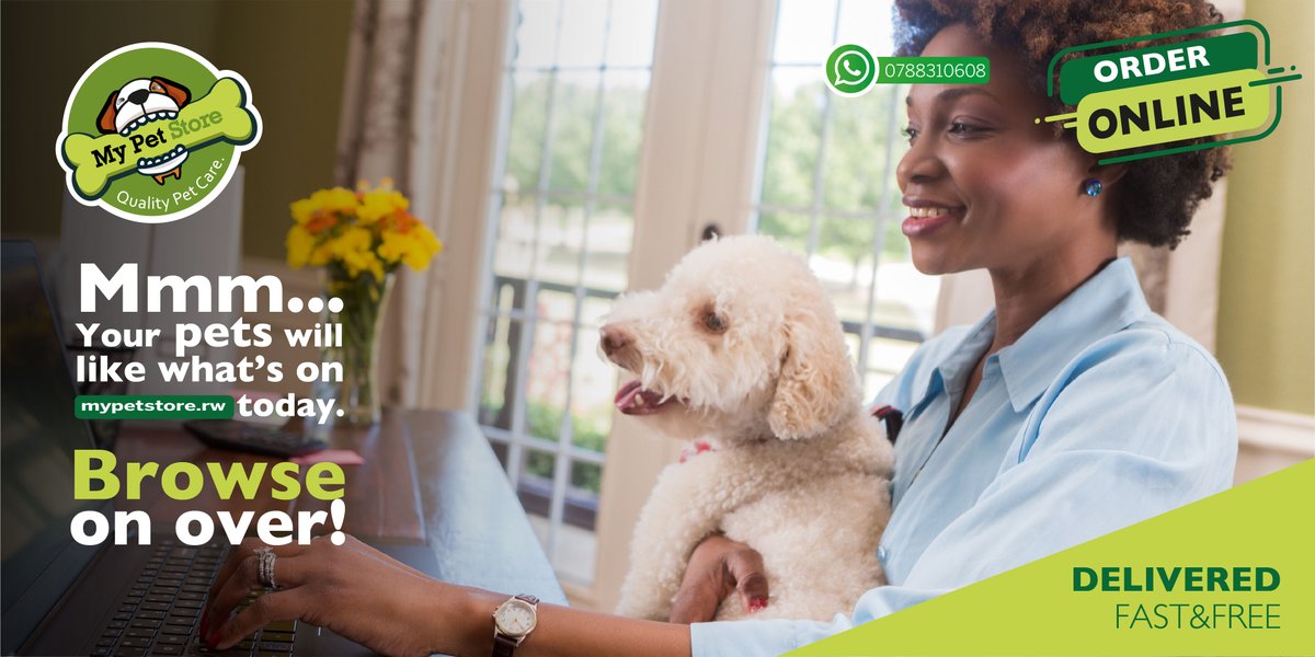 MyPetStoreRw's tweet photo. We know you'll like what you see too. Check out what's available on the site today: https://t.co/5lomXPImYD to shop. Free delivery guaranteed!

#MyPetStoreRw #ShopOnline #FreeDelivery #RwOT https://t.co/YR85xGF6nM
