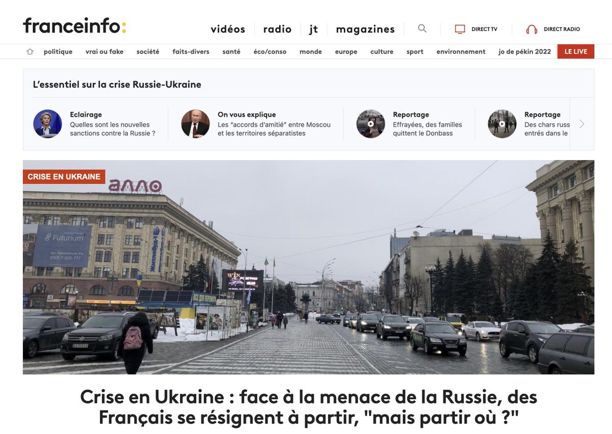 maxloisel's tweet photo. Crise ukrainienne : on dégaine notre barre de contenus indispensables à lire/regarder sur la home de https://t.co/Q2WVDENQiL https://t.co/EVRN41p51B