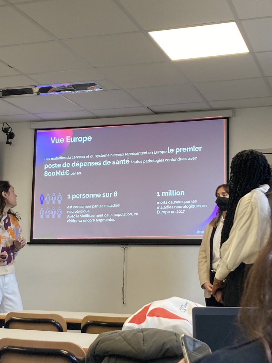 1 personne sur 8 est concernée par les maladies neurologiques en Europe. 🧠

#neurosciences #neuromaster #mbadmb 

<a href="/NEUROMASTER22/">Masterclass des Neurosciences 🧠</a>