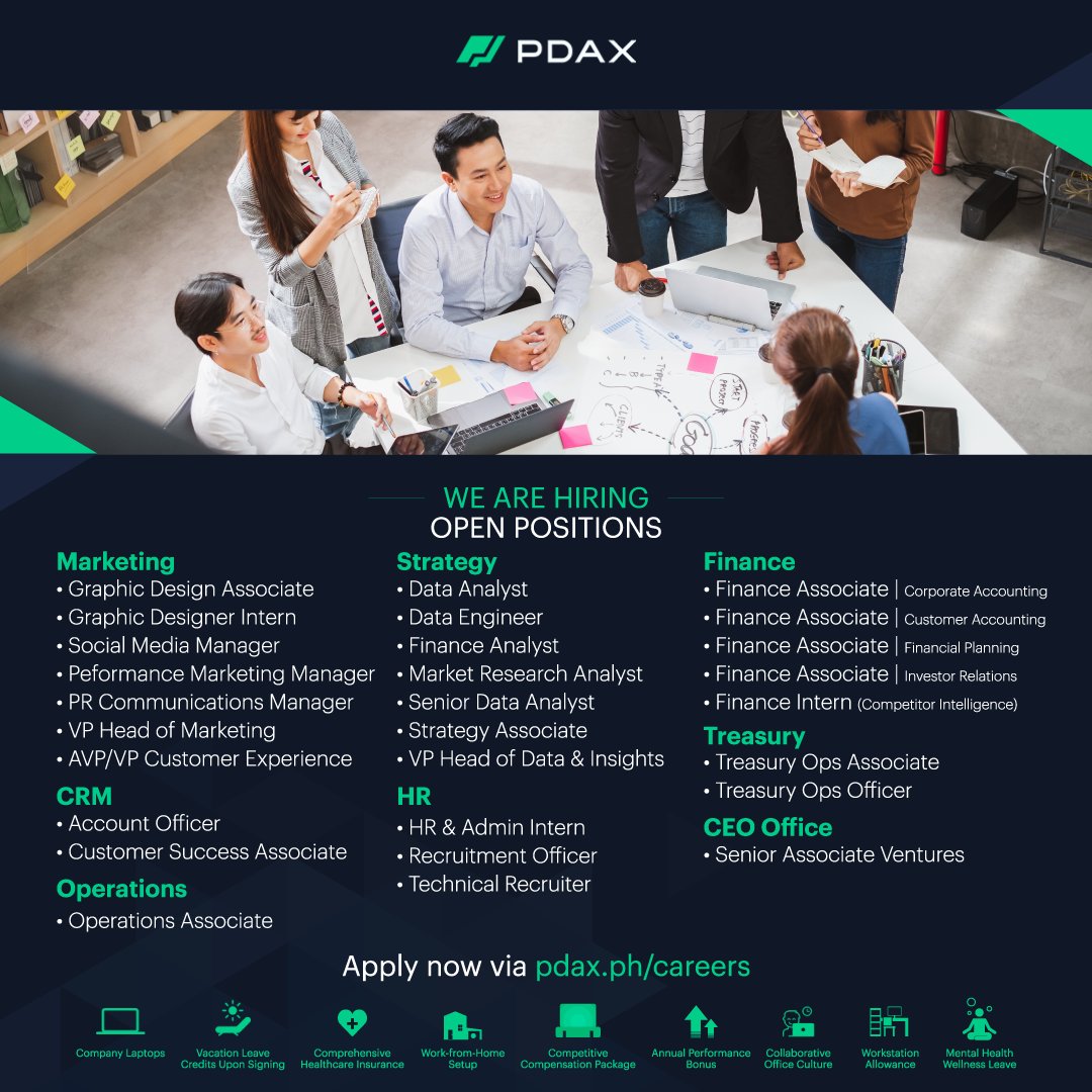 pdaxph's tweet photo. PDAX is off to a beautiful start this year, and it's the perfect time to welcome new faces!🤗

We're looking for exceptional candidates for tech and non-tech positions to join our team. These are for full-time roles on a temporary work-from-home set-up.🏠 https://t.co/lqO4gZiYok