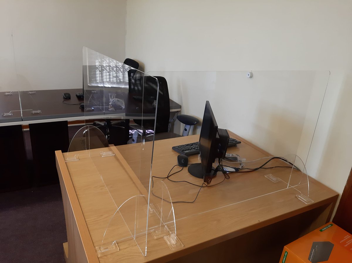 PurplePuppySt's tweet photo. Covid Screens laser cut and installed by Purple Puppy Studio at Evergreen Resource Centre in Blackheath, Cape Town.
#stasafe #COVID19 #COVID #screens #lasercut https://t.co/iQ2ADGQSYx