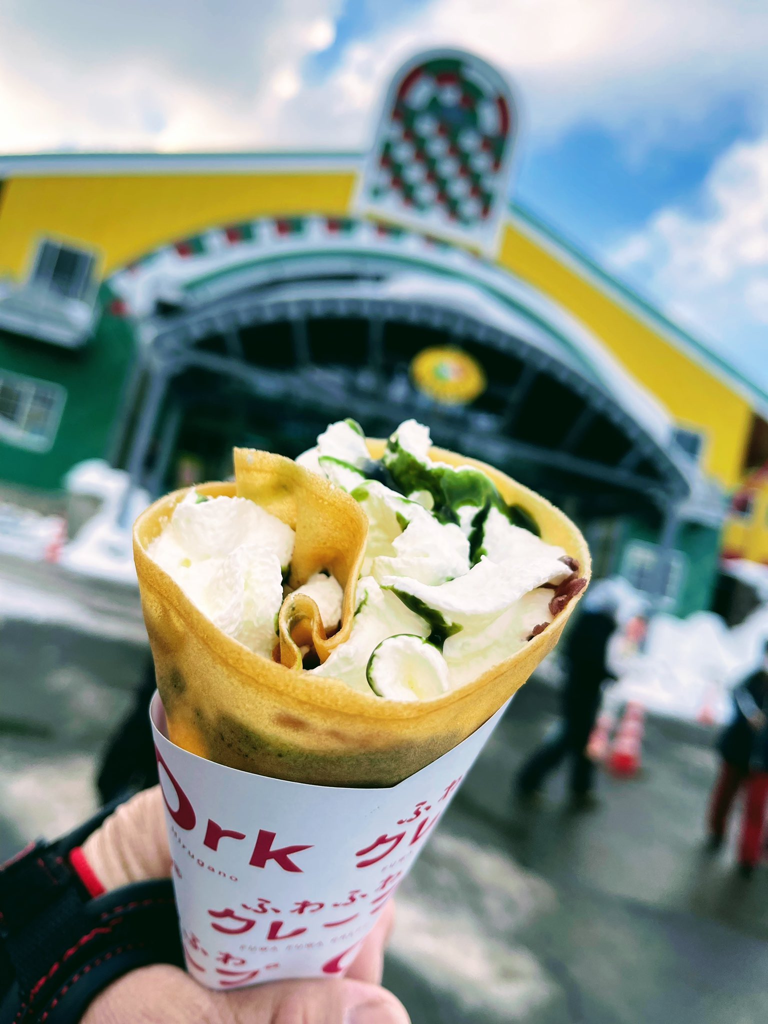 Dr Satoshi Zガンダム 高鷲スノーパーク Takasusnowpark ふわふわクレープ Fuwafuwacrepe 疲れた時は糖分摂取 T Co Ycngtcem2u Twitter