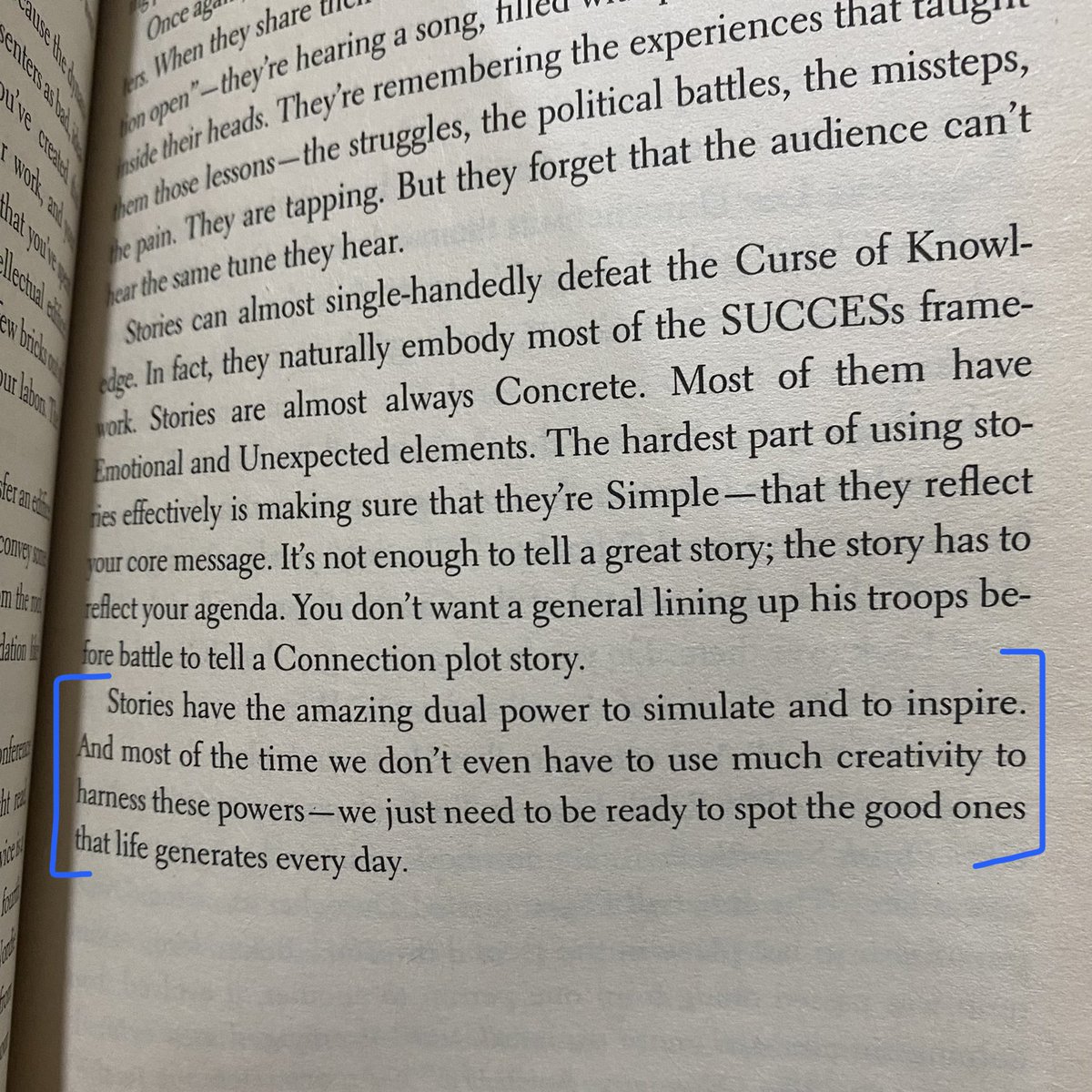 From ‘Made To Stick’ by Chip &amp; Dan Heath.

Don’t underestimate the importance of telling a great story when you’re trying to convey your solution’s key benefits. And usually, the best stories are from your co-workers already in your org!

#storytelling