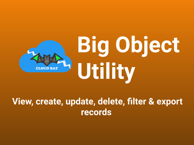 Numaan_mohd's tweet photo. Check out the new version of my app on AppExchange. Big Object Utility - Added a lot of new features.
Thank you for all the love and support.
https://t.co/mLdhRTTcya
#bigobject @appexchange @SalesforceDevs @salesforce @thecloudbat https://t.co/SS3VKiTSa6