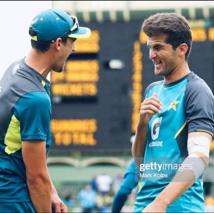 rashtweets56's tweet photo. Too much Pace🔥🔥🔥🥵
@iShaheenAfridi 🤝#Mitchell_Starc❤️ https://t.co/y5o5WDL0Pp
