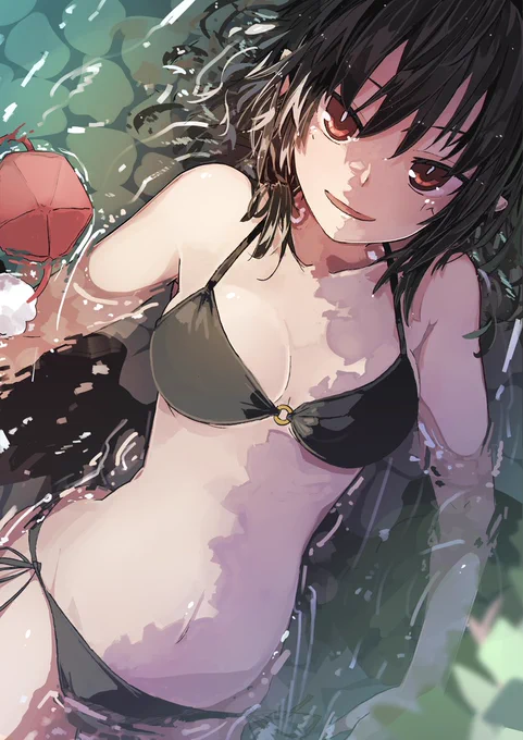 #くそ寒いので水着絵を貼る 
とてもさむい 