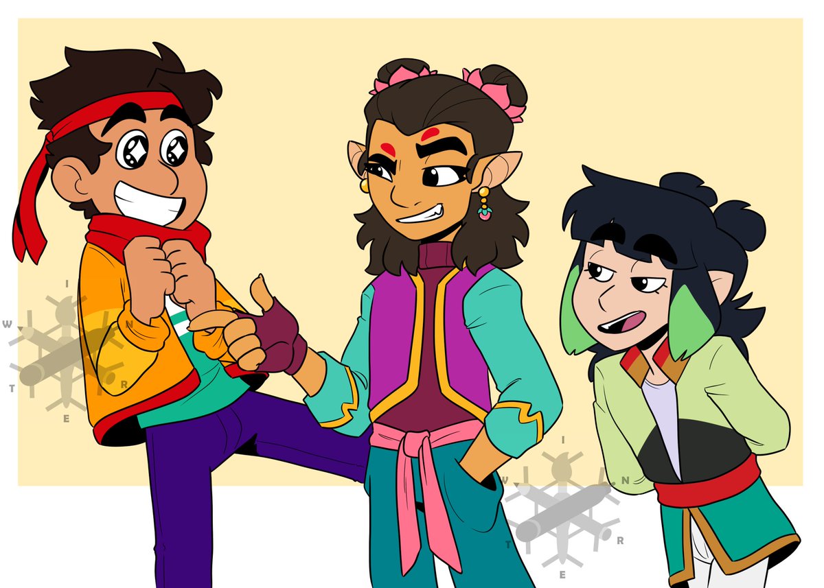 Some Nezha doodles from my Cursed AU #LEGOMonkieKid #MonkieKid