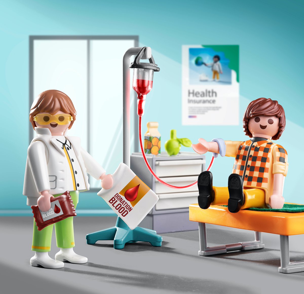 It's World Blood Donor Day!🩸
Every year countries around the world celebrate this special day to raise awareness of the need for safe blood &amp; blood products and to thank voluntary, unpaid blood donors for their life-saving gifts of blood.♥️
#PLAYMOBIL #WorldBloodDonorDay #WBDD