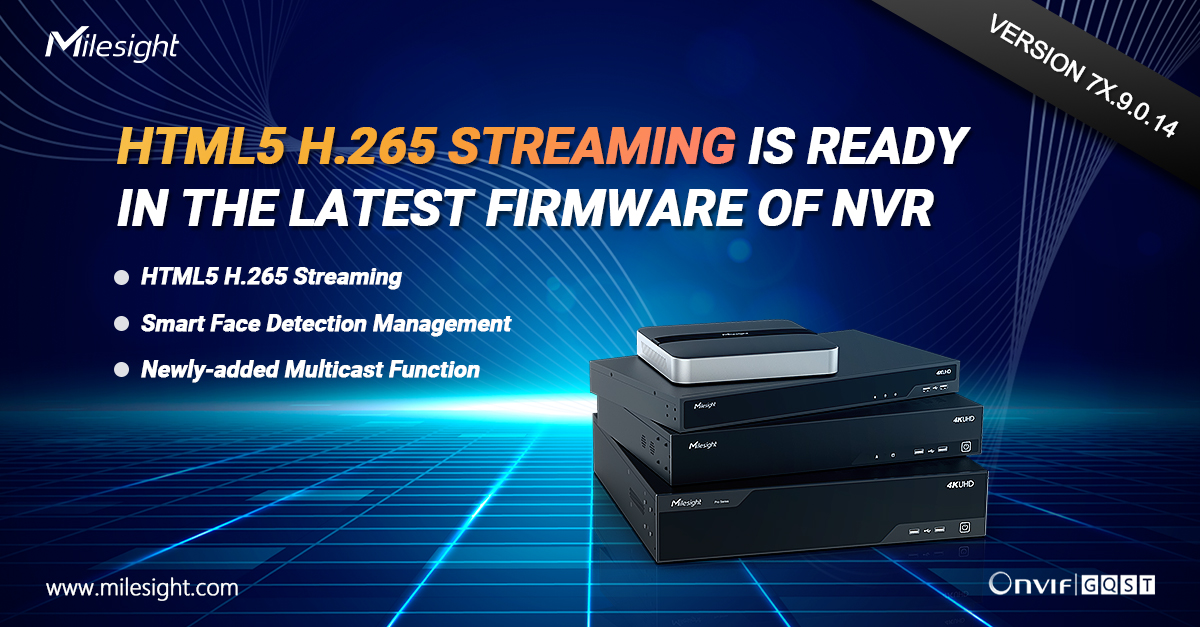 Unlock the Latest Firmware of Milesight NVR - 7X.9.0.14
✅Making Monitoring Easier And More Efficient!
◾HTML5 H.265 Streaming Ready
◾lntelligent Face Detection Management Available
◾Multicast Function Added
👉Explore more:
milesight.com/press/newsinfo…
#milesight #nvr #lPcamera