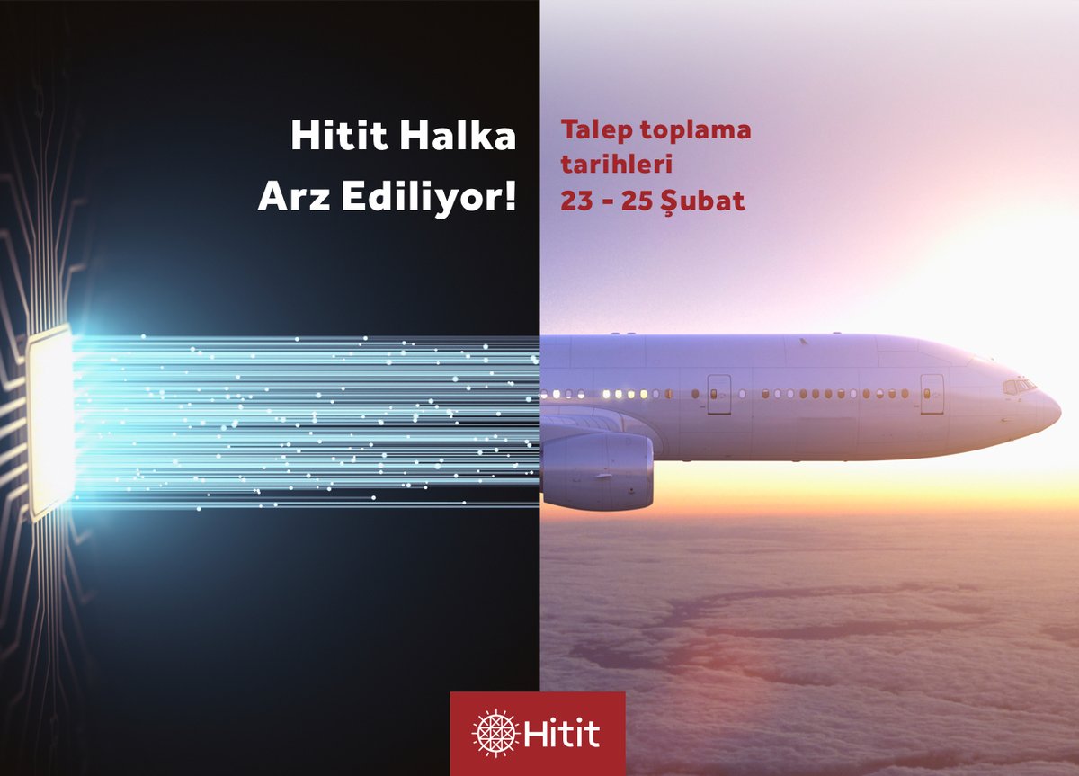 #HititBilgisayar Halka Arz Oluyor!

#HalkaArz Talep Toplama Günleri:
🗓️ 23 - 25 Şubat 2022

Detaylı bilgi için👇
bit.ly/HititHalkaArz

Halka arza katılmak için👇
bit.ly/OsmanlıMenkulH…