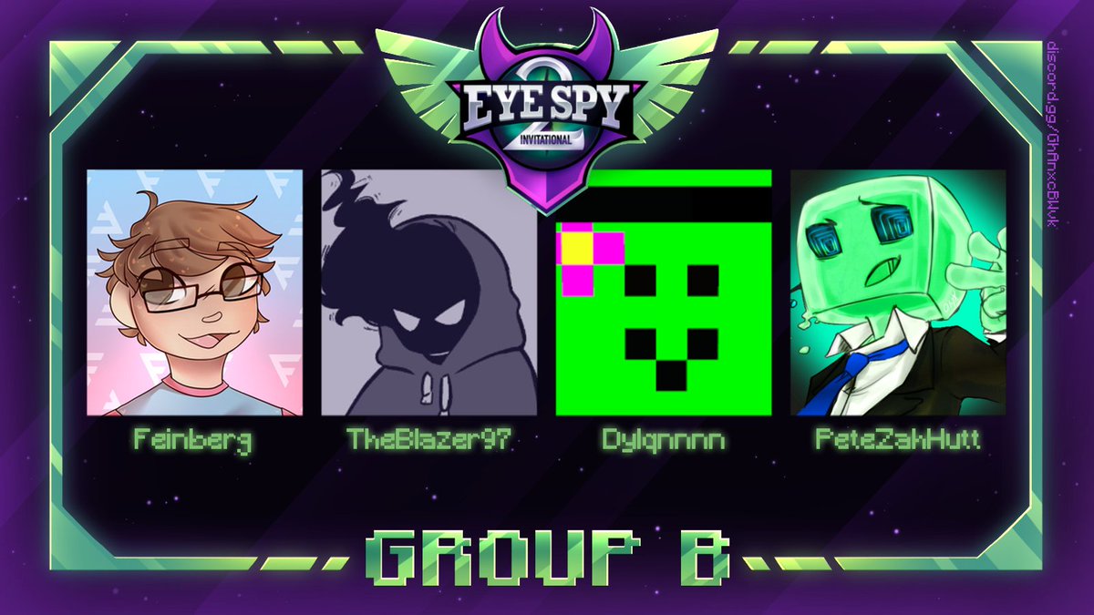 EyeSpyInv's tweet photo. 🏆 EYE SPY INVITATIONAL 2 🏆

Here is Group B 👑

Watch them compete next March and April over at

https://t.co/TFSfhqR9zt
https://t.co/9dlf6TJnsl https://t.co/uhANPyh0lr
