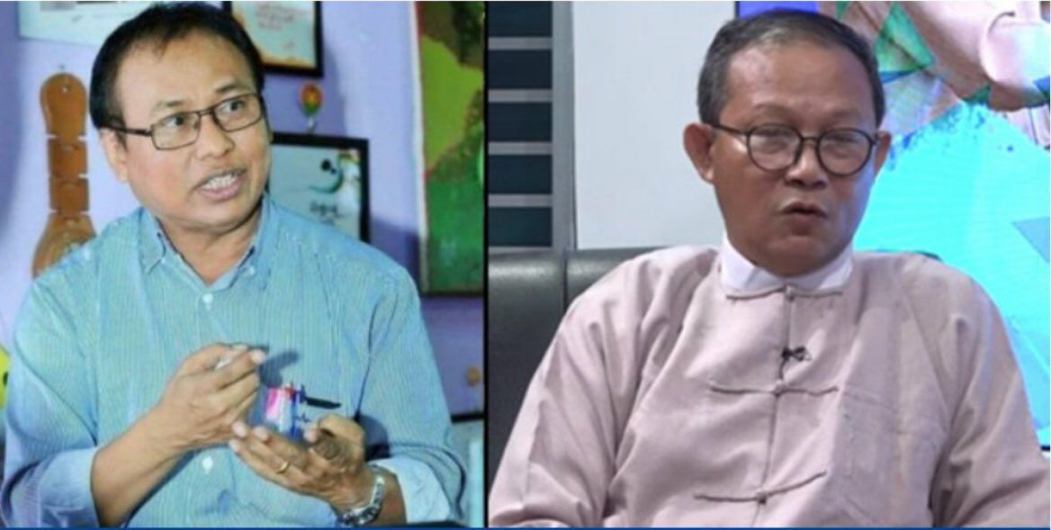 Writer U Htin Lin Oo &amp; Writer Mg Thar Cho were sentenced to 3 years and 2 yrs in prison by Junta's Court in Insein Prison on Feb 22.  

#US_SanctionMOGE 
#2022Feb23Coup 
#WhatsHappeningInMyanmar