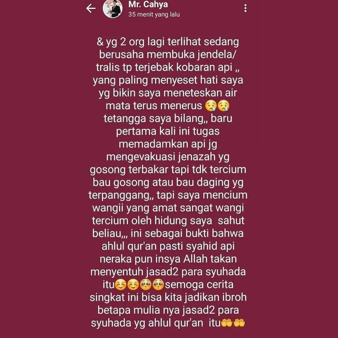 Yaa Robb 😭😭😭. Insya Allah mereka semua adalah syuhada. Lahumul faatihah…
