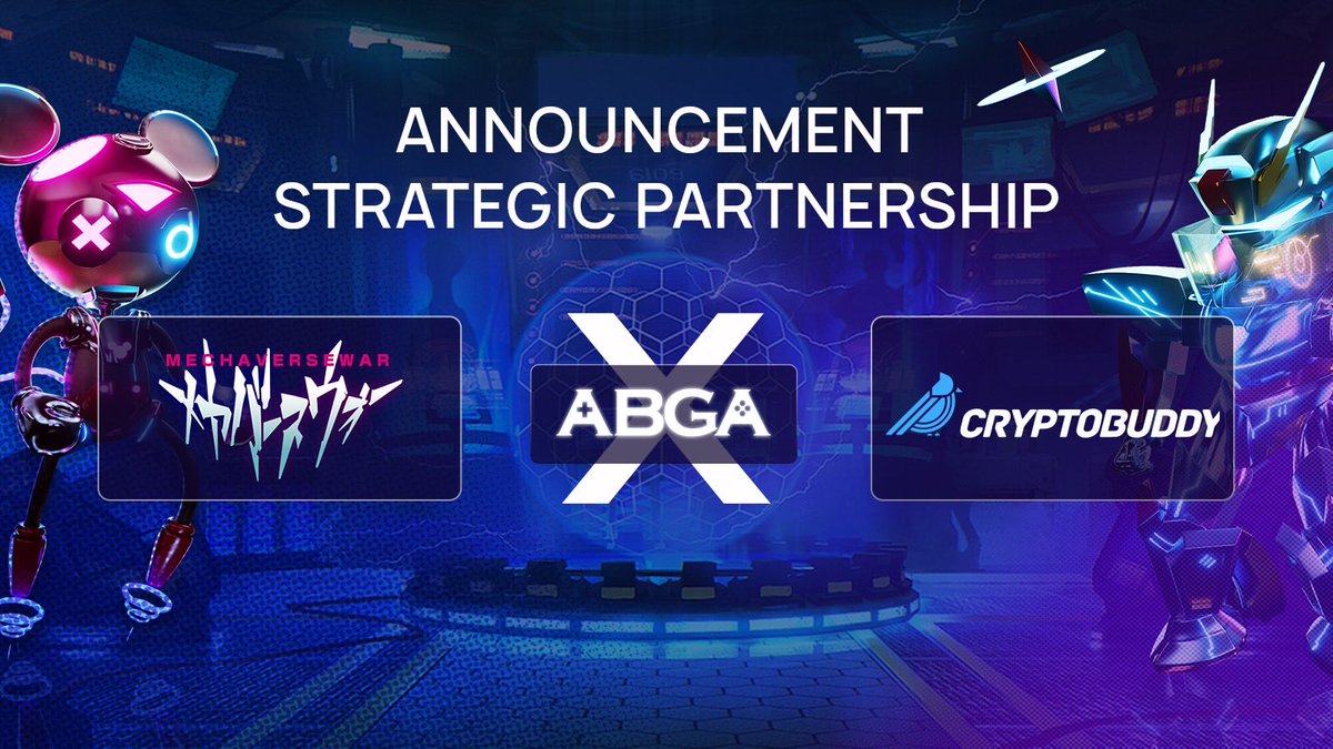 MetaMechaverse's tweet photo. 📢 ANNOUNCEMENT

Mechaverse War delighted to  announced strategic investment  partnership with @CryptobuddyInfo . 🔥🤝

🎉 Through the @ABGAasia platform, @CryptobuddyInfo has established a deep partnership with @MetaMechaWar . 🚀

#GameFi‌ #NFT #Metaverses https://t.co/h4R1GLO05i