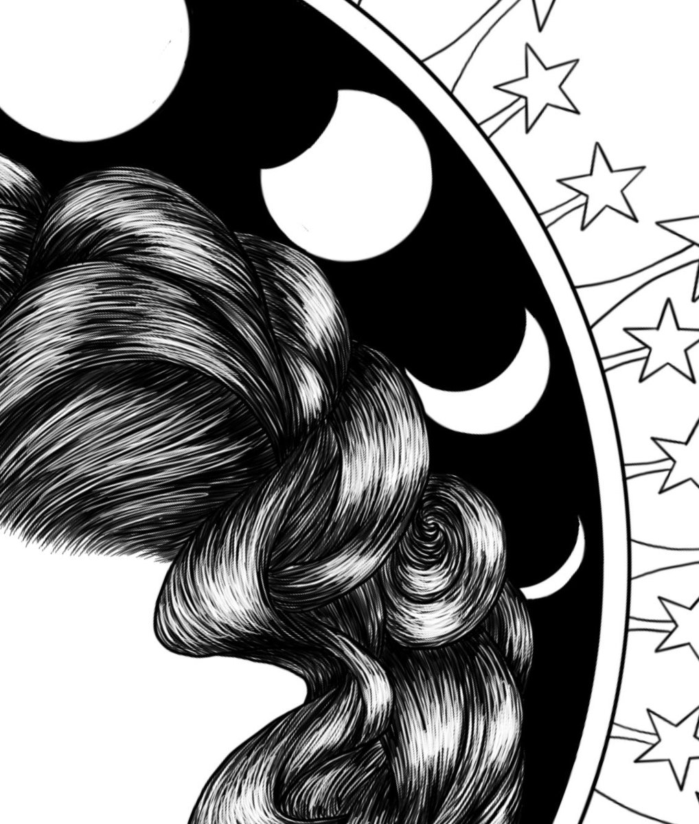 sacerdulcis's tweet photo. What do you like to draw the most? Weirdly enough drawing hair calms and enrages me in equal measure ⚔️🍀 Here my #wip hair for you!
#digitaldrawing #drawinghair #art #ArtistOnTwitter https://t.co/sXL2dzymkp